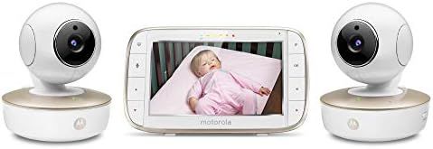Motorola Video Baby Monitor - 2 Wide Angle HD Cameras with Infrared Night Vision and Remote Pan, ... | Amazon (US)