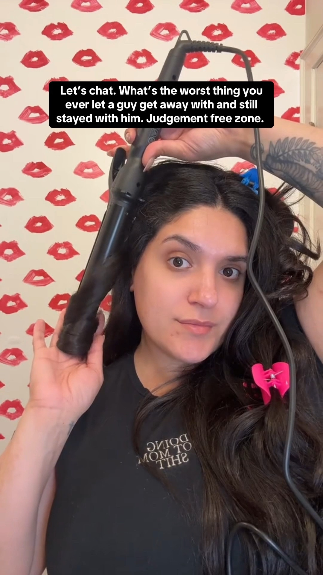 Best curling wand for beginners! This is the second time I’ve ever used a curling wand on my hair (I have naturally curly hair) and this Bio Ionic wand is so easy to use and I actually loved how it came out #hairstyles #curlyhair #hairtools 

#LTKStyleTip