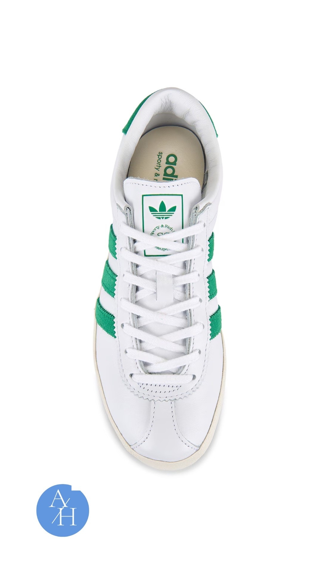 A best-selling white leather sneaker with green suede stripes and a classic low-profile silhouette, this is the elevated everyday shoe that instantly pulls an outfit together. Smooth leather, cushioned support, and a walkable rubber sole make it comfortable enough for all-day wear with denim, dresses, or tailored pieces. It’s that clean, wear-on-repeat sneaker that feels polished but effortless — and worth the spot in your weekly rotation.



#LTKootd #LTKOver40 #LTKActive