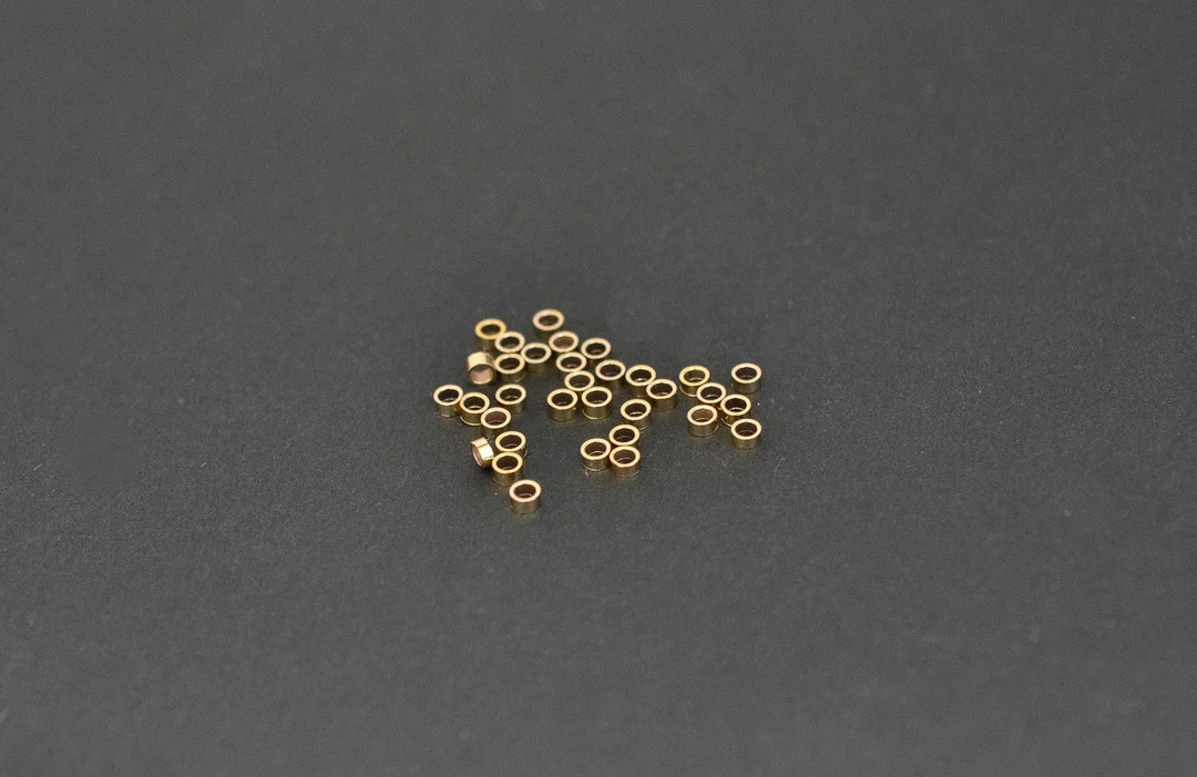 Gold Filled 2x1mm Crimp Beads, Made in China, GC90 - Etsy | Etsy (US)