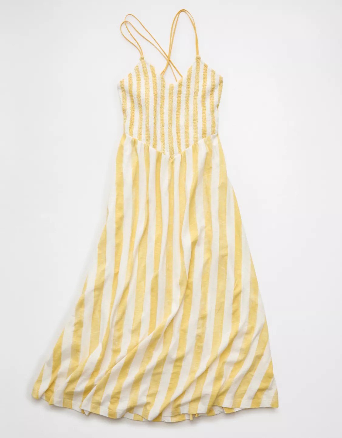 AE Sunchaser Smocked Maxi Dress | American Eagle Outfitters (US & CA)
