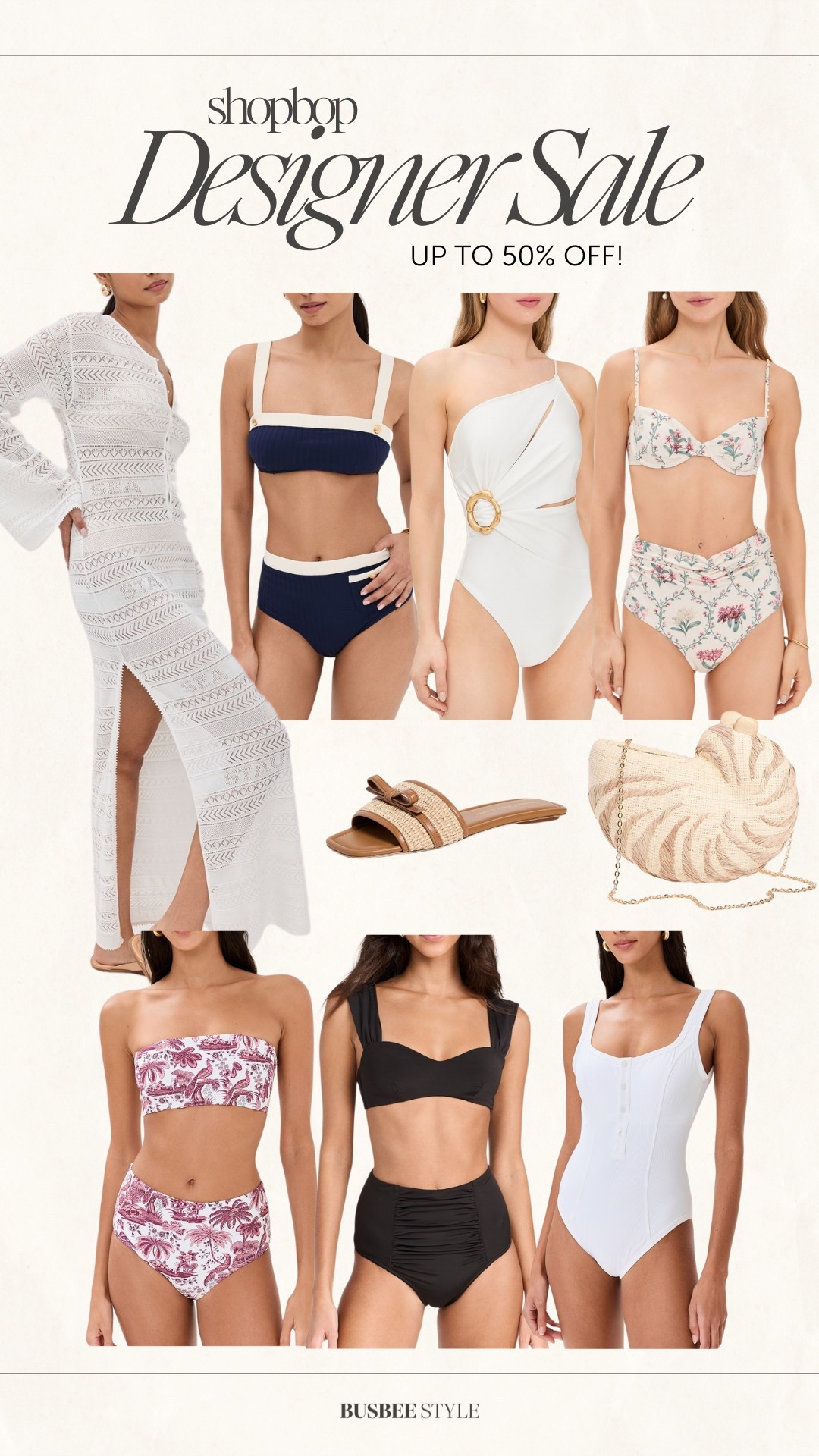 Shopbop is having an incredible sale with prices up to 50% off. 🙌🏻Use code EXTRA10 for an additional 10% off sale prices!!! 💃

#LTKSaleAlert #LTKSwim #LTKFindsUnder100
