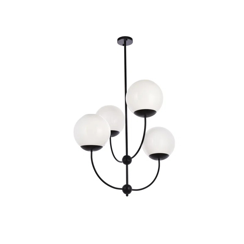 Romney 4 - Light Dimmable Globe Chandelier | Wayfair North America