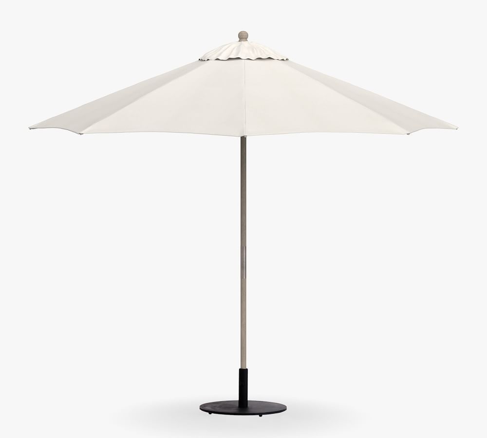 9' Round Outdoor Umbrella – FSC® Eucalyptus Tilt Frame​ | Pottery Barn (US)