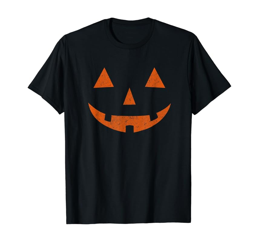 Amazon.com: Vintage Jack o Lantern Jackolantern Pumpkin Face T-Shirt : Clothing, Shoes & Jewelry | Amazon (US)