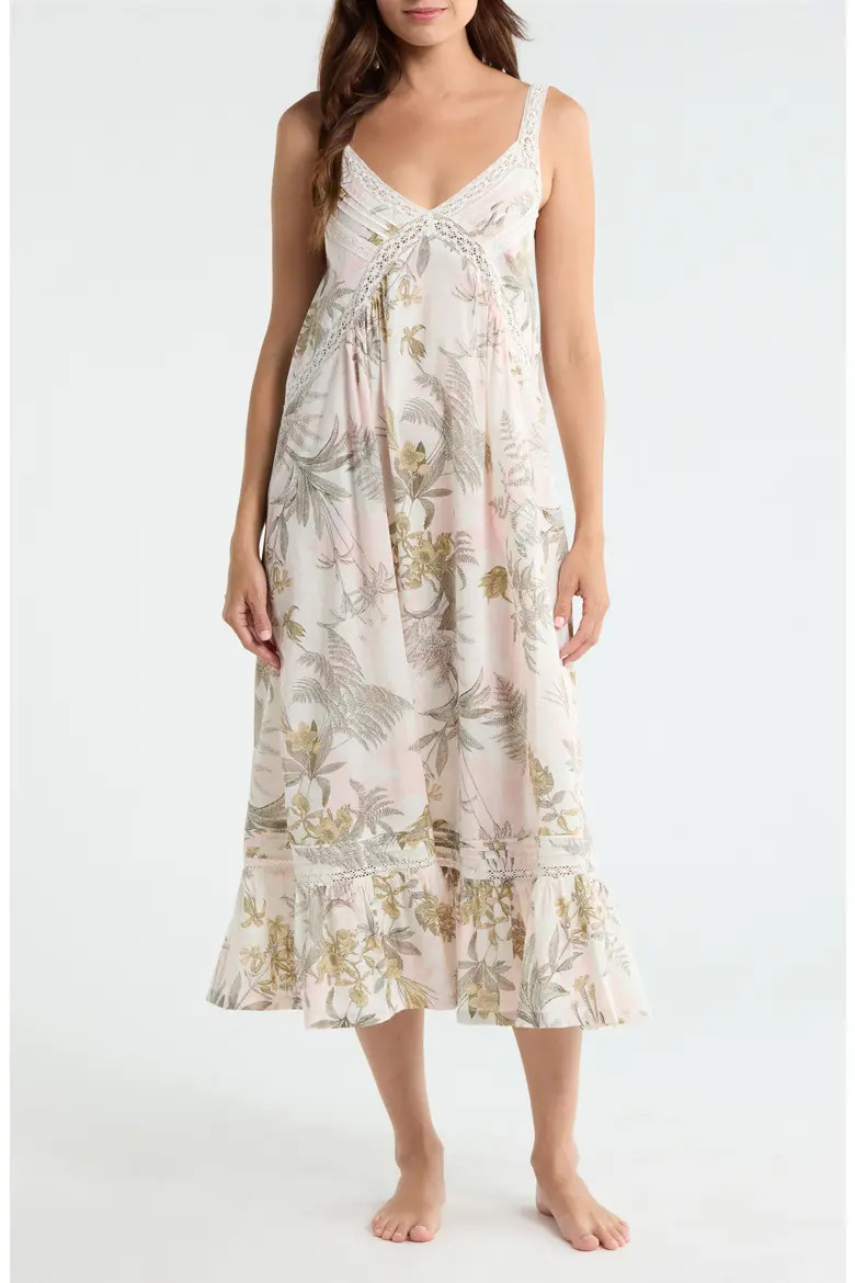 Peached Cotton Lawn Nightgown (Women) | Nordstrom | Nordstrom