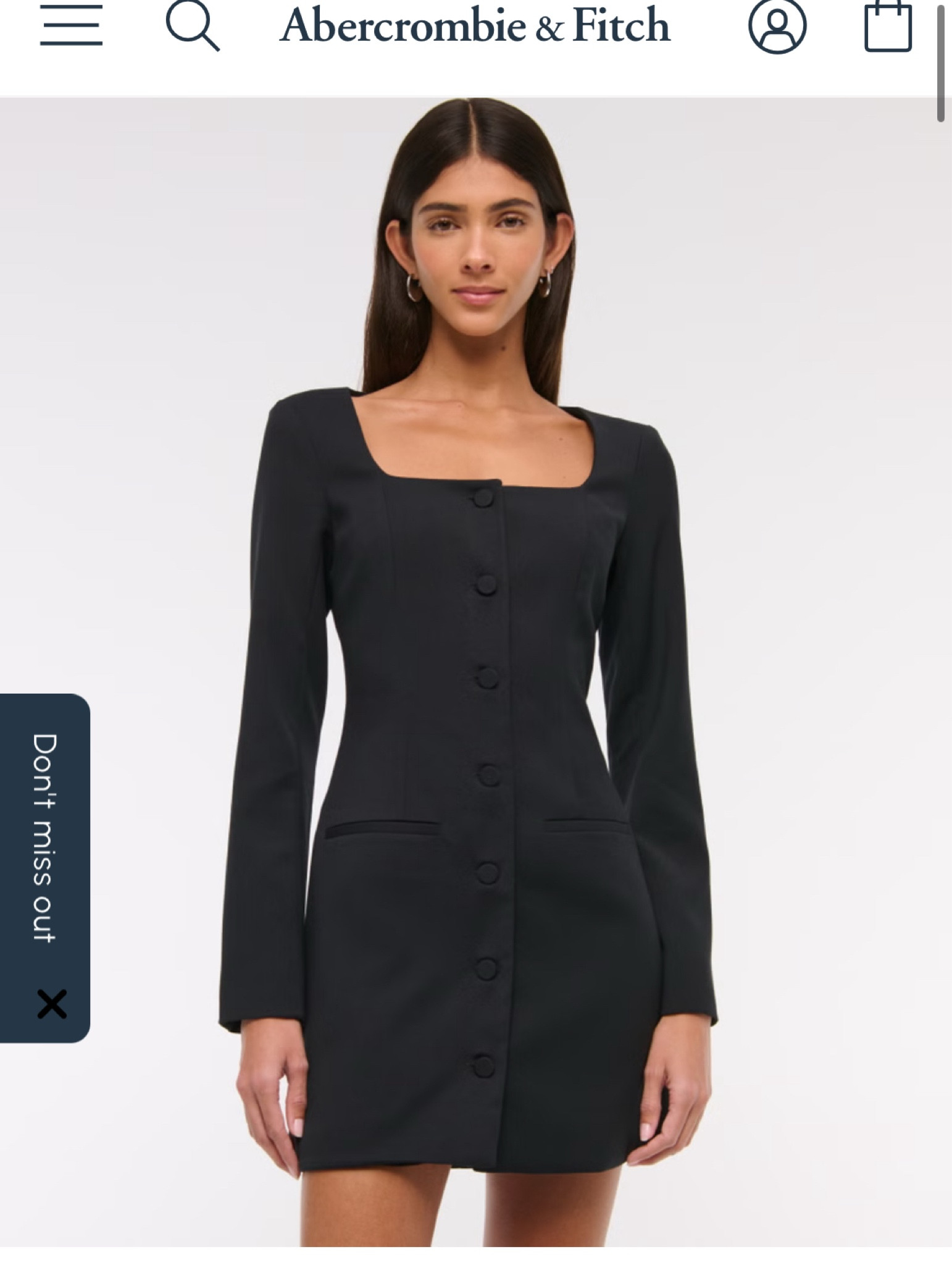 Little black dress Abercrombie & Fitch 