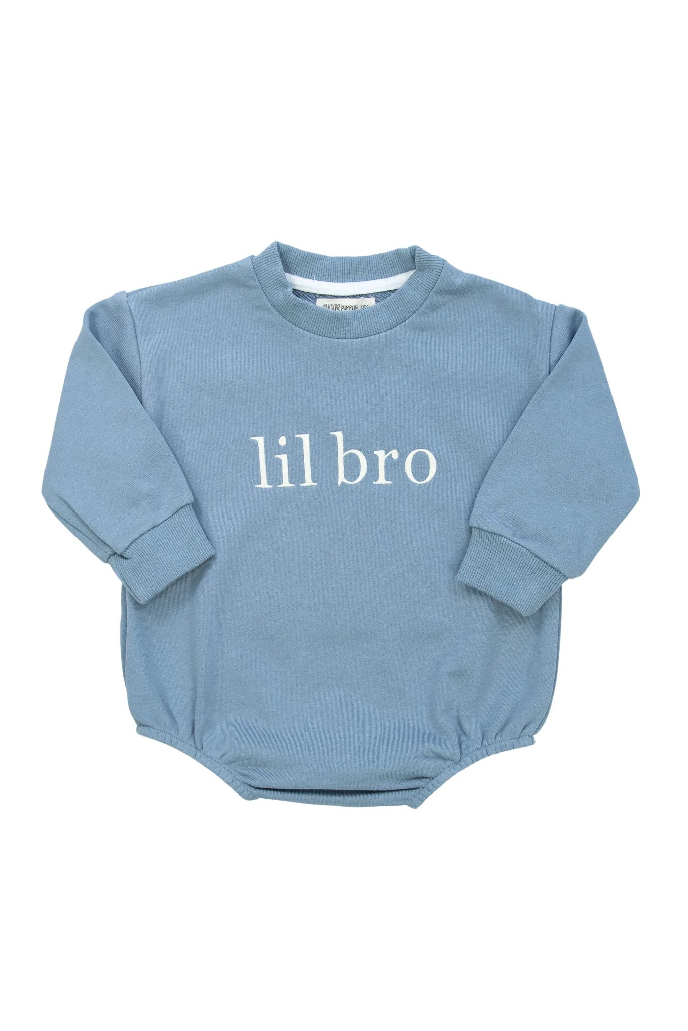 Boys Lil Bro Sweatshirt Bubble | Sugar Dumplin' Kids