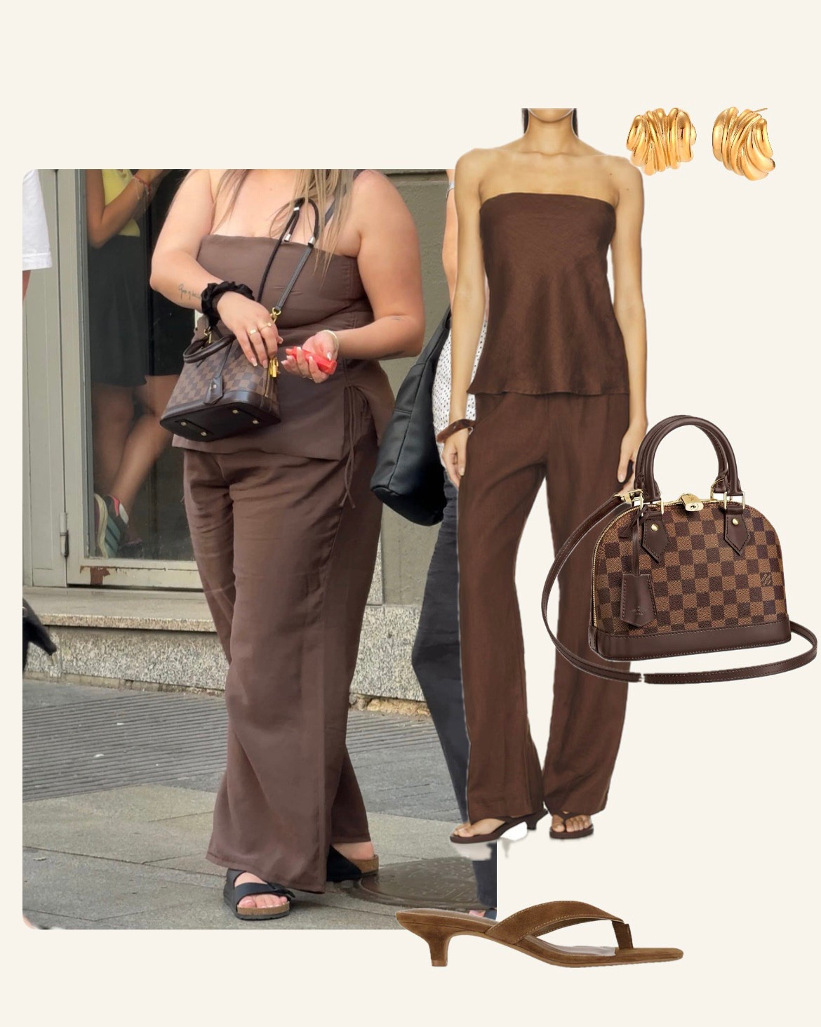 Brown Two piece for summer in Madrid 🤎

#LTKeurope #LTKsummer #LTKespana