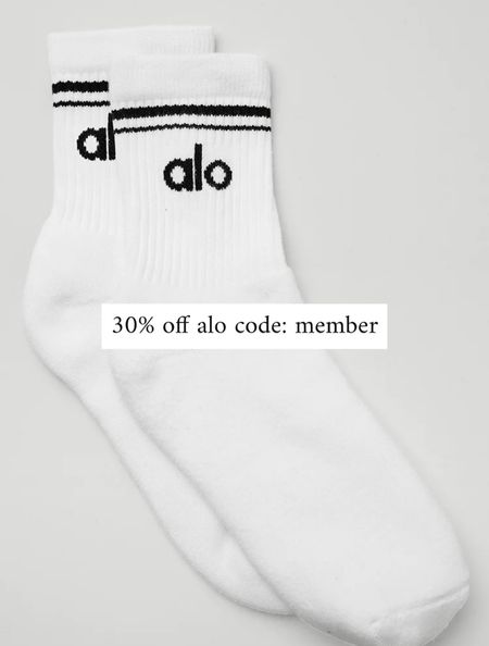 30% off alo socks #socks #workout #alo 

#LTKstyletip #LTKsalealert