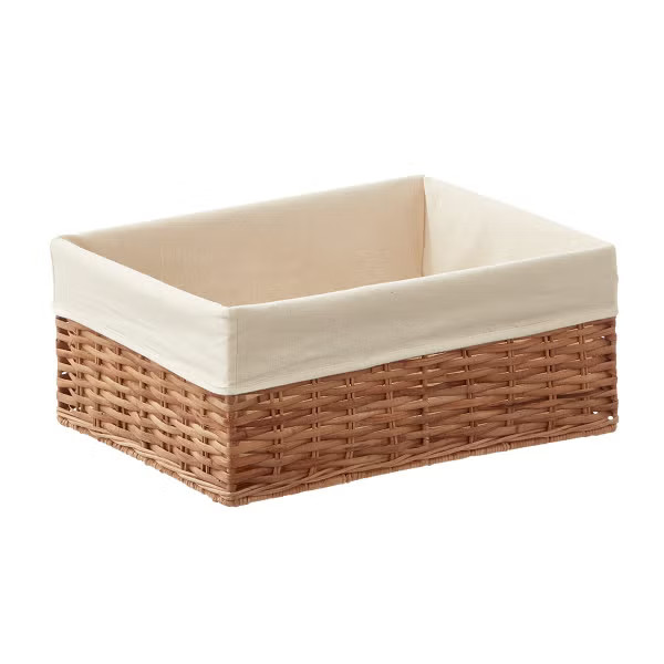 Natural Montauk Woven Rectangular Storage Bins | The Container Store