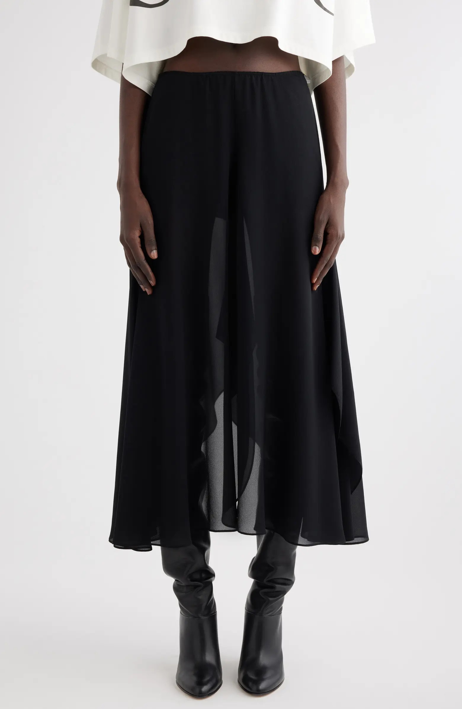 Chloé Sheer Silk Georgette Maxi Skirt | Nordstrom | Nordstrom
