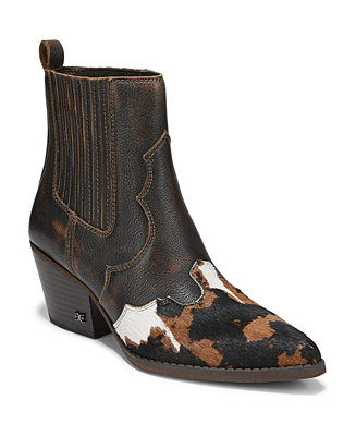 Sam Edelman Women's West Western Booties - Macy's | Macy's