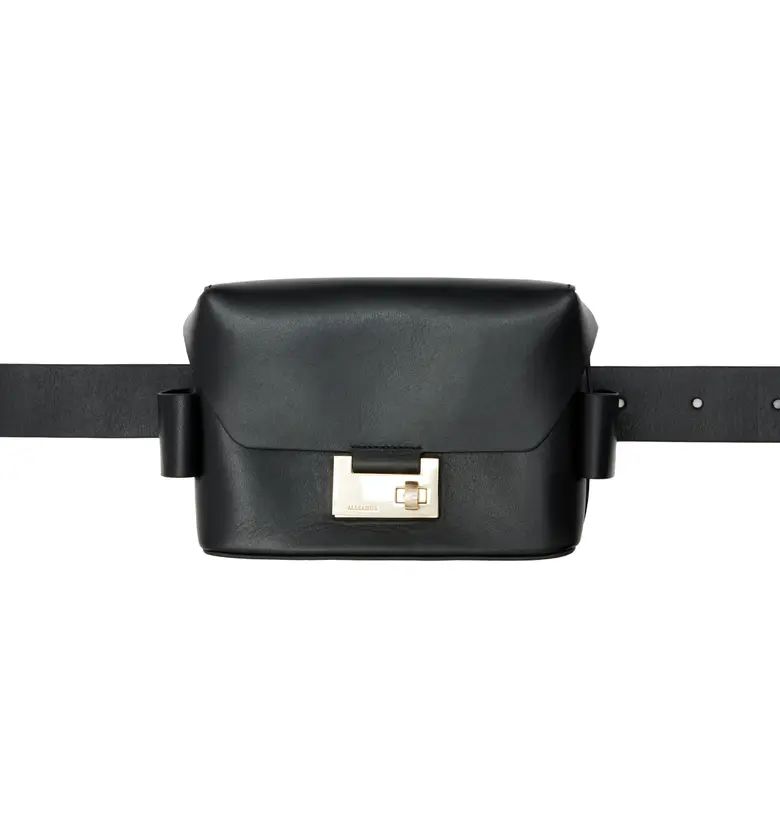 AllSaints Frankie Leather Crossbody Bag | Nordstrom | Nordstrom