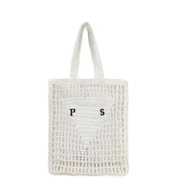 10S Straw tote bag Summer Designer Shoulder bag Beach bag Fashion net hollow woven shopping bag | DHGate