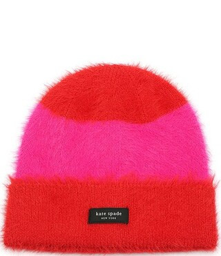 Awning Stripe Fuzzy Beanie | Dillard's