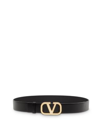 Men's Logo Buckle Leather Belt | Bloomingdale's (US)
