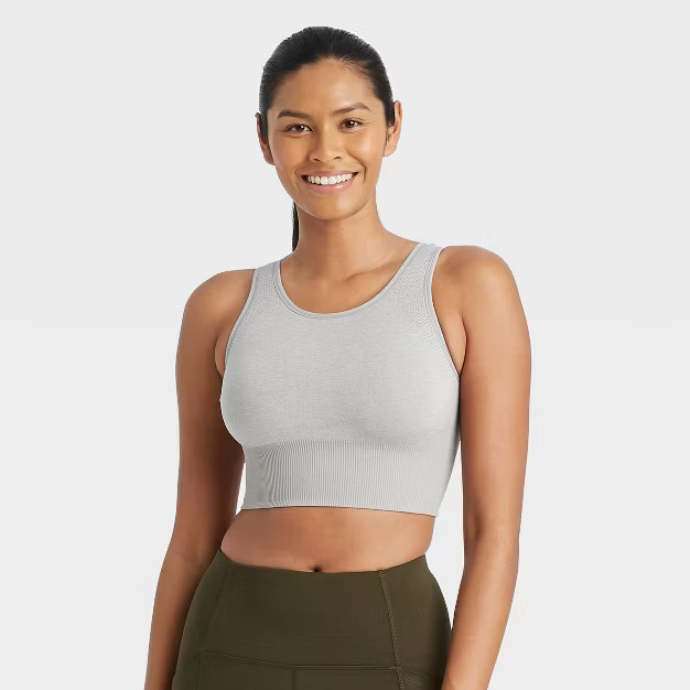 Women's Medium Support Longline Seamless Bra - All in Motion™ | Target