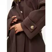 Buy Green Wool-Look Trench Coat 12 | Coats | Tu | Tu Clothing
