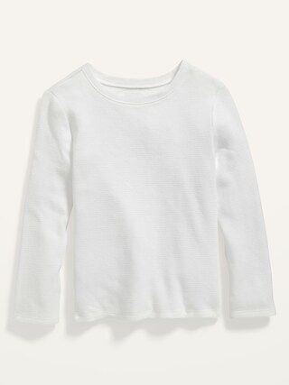 Unisex Long-Sleeve Solid Thermal T-Shirt for Toddler | Old Navy (US)