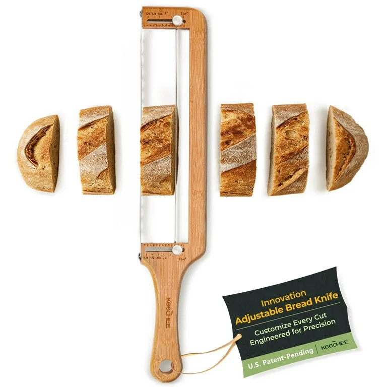 Bread Pilot Adjustable Bread Knife – Upgraded Bread Slicer for Homemade & Sourdough Loaves, Ser... | Walmart (US)