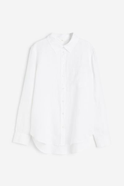 Linen shirt | H&M (UK, MY, IN, SG, PH, TW, HK)