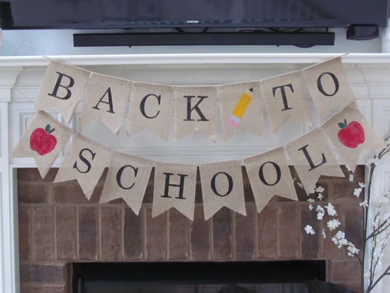 Back to School Banner First Day of School First Day of - Etsy | Etsy (US)