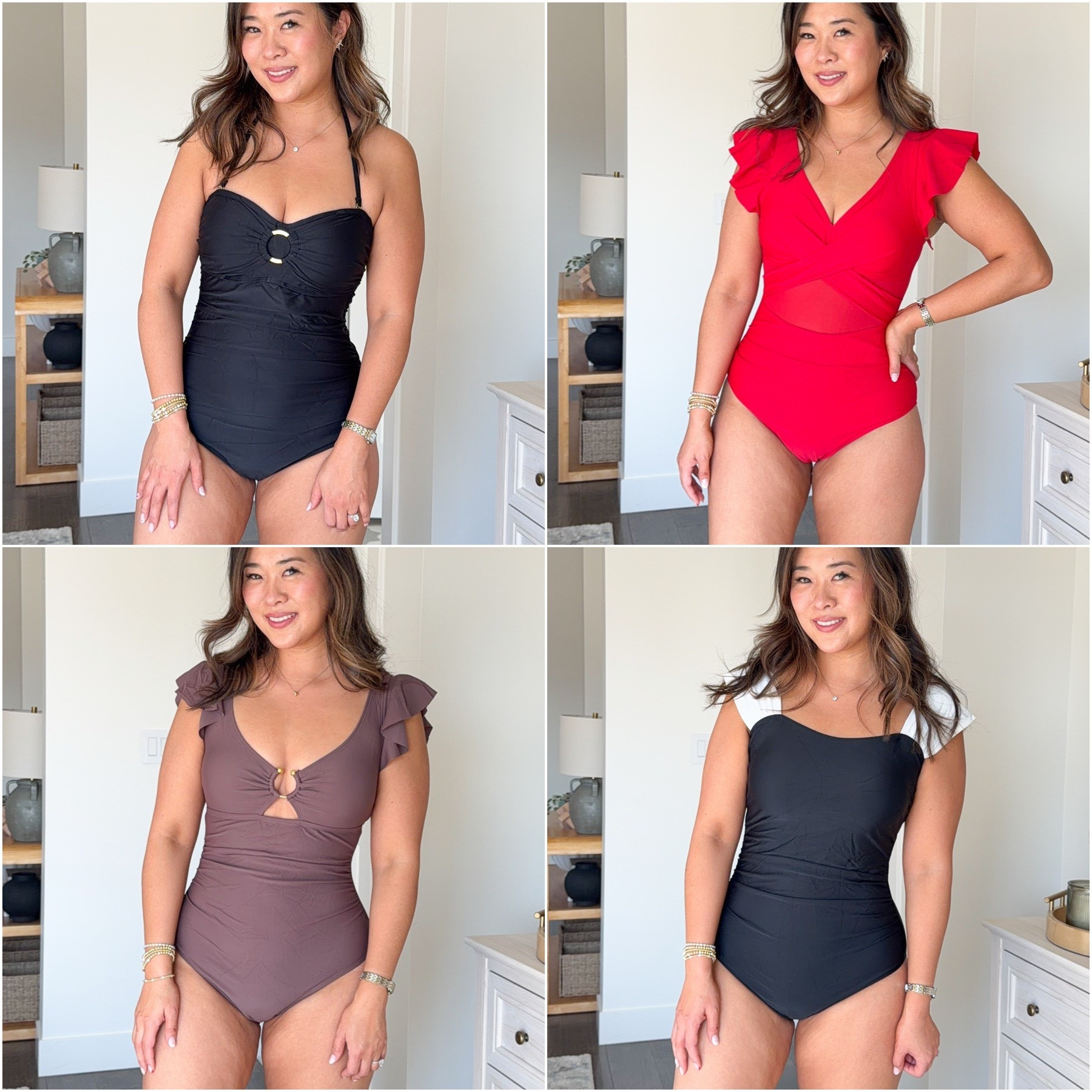 Amazon tummy control and good booty coverage swimsuits! Size Medium 