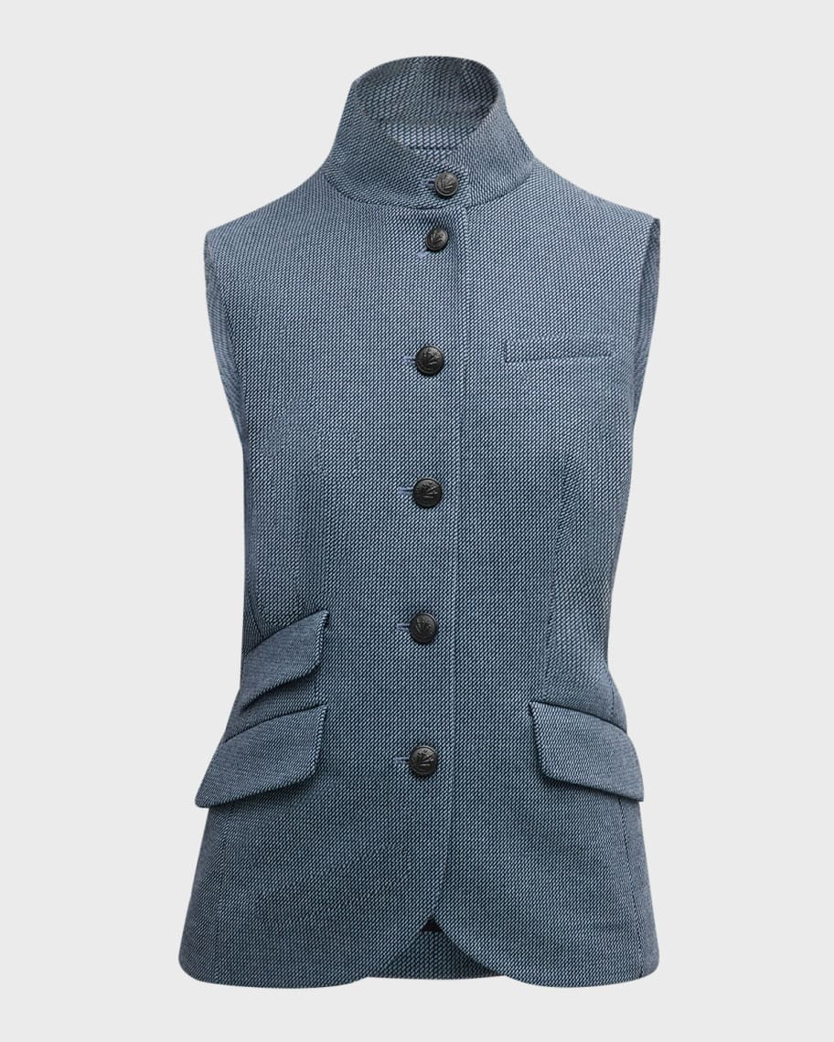 Rag & Bone Slade Italian Jacquard Vest | Neiman Marcus