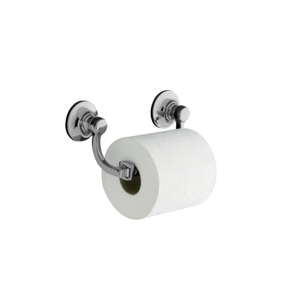 KOHLER Bancroft Polished chrome Wall mount Spring-loaded Toilet Paper Holder 1 -Rolls one_size | 11415-CP | Lowe's