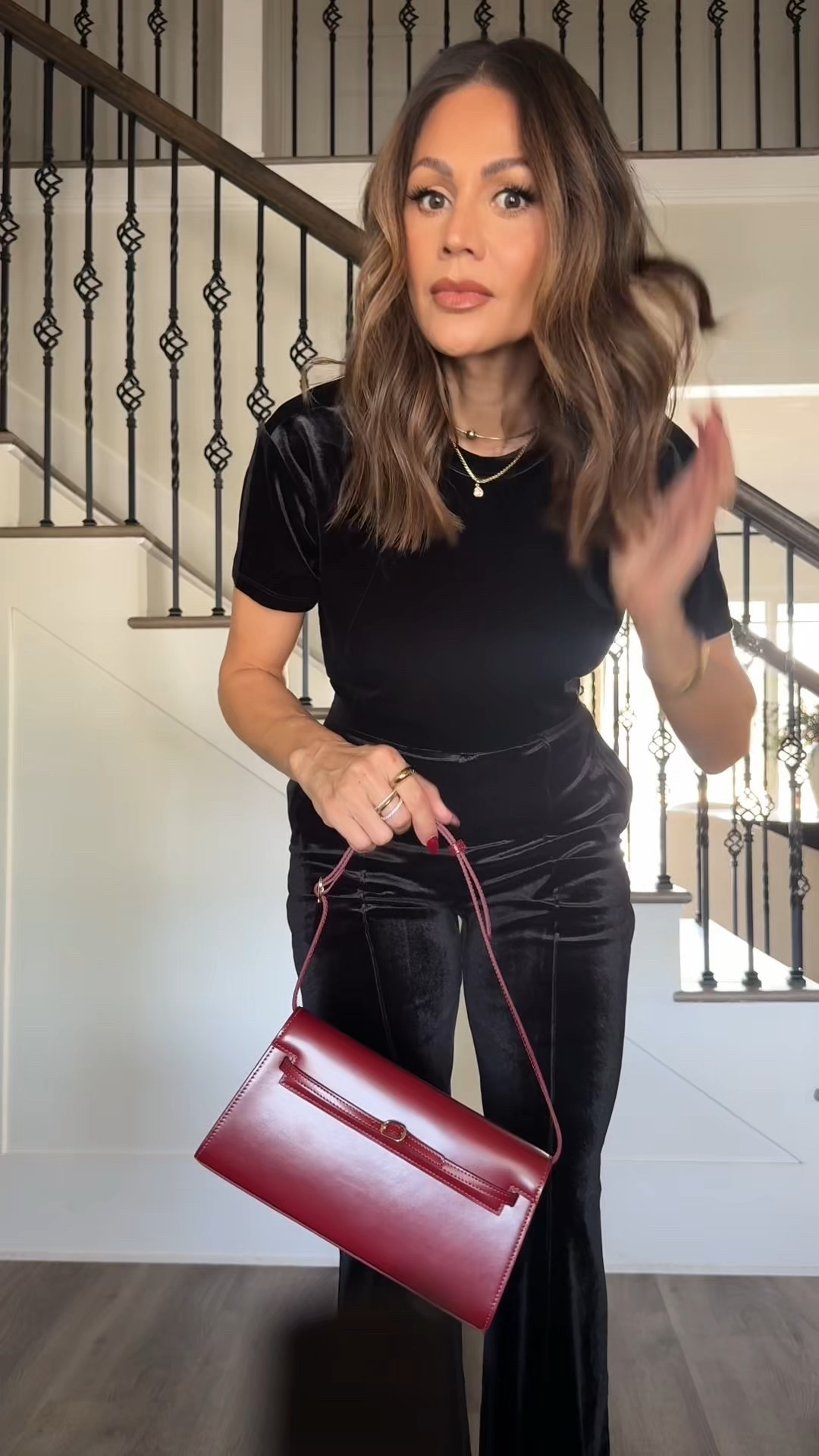 holiday outfit you’ll love from Walmart🎄Linked similar pants since Walmart pants are sold out! 
Small pants/XS top

#LTKHoliday #LTKSeasonal #LTKGiftGuide