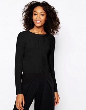 Monki – Kastiges Rippstrick-Oberteil | Asos DE