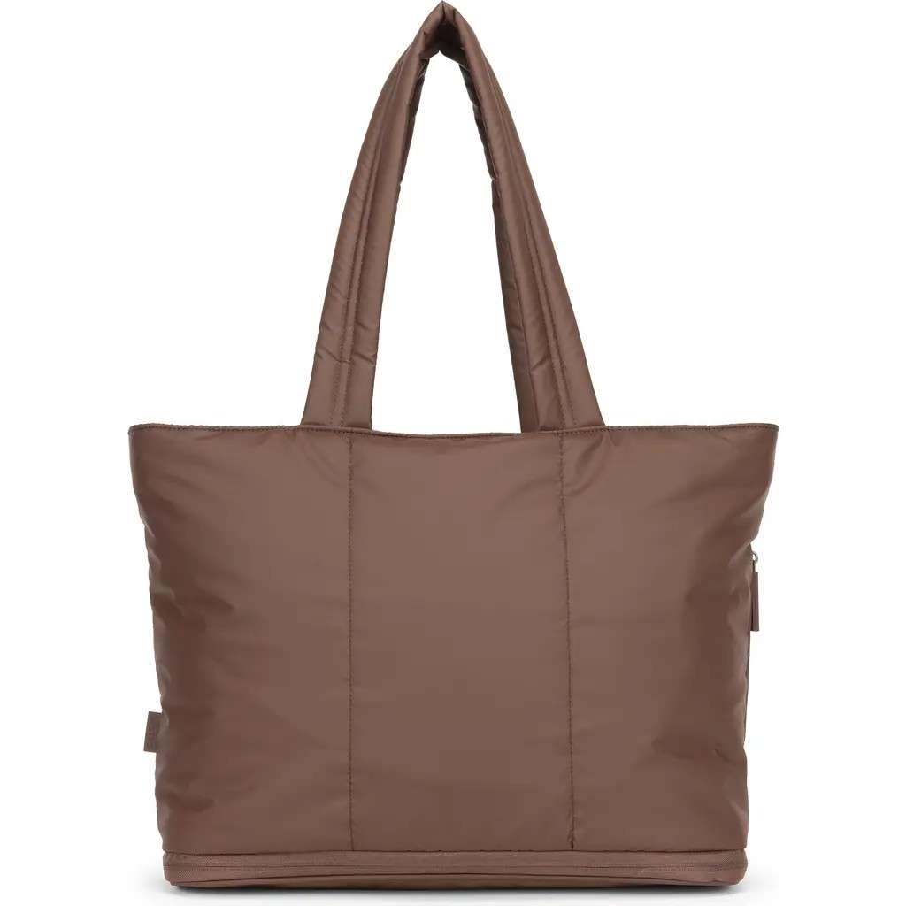 CALPAK Luka Expandable Tote Bag in Walnut at Nordstrom | Nordstrom