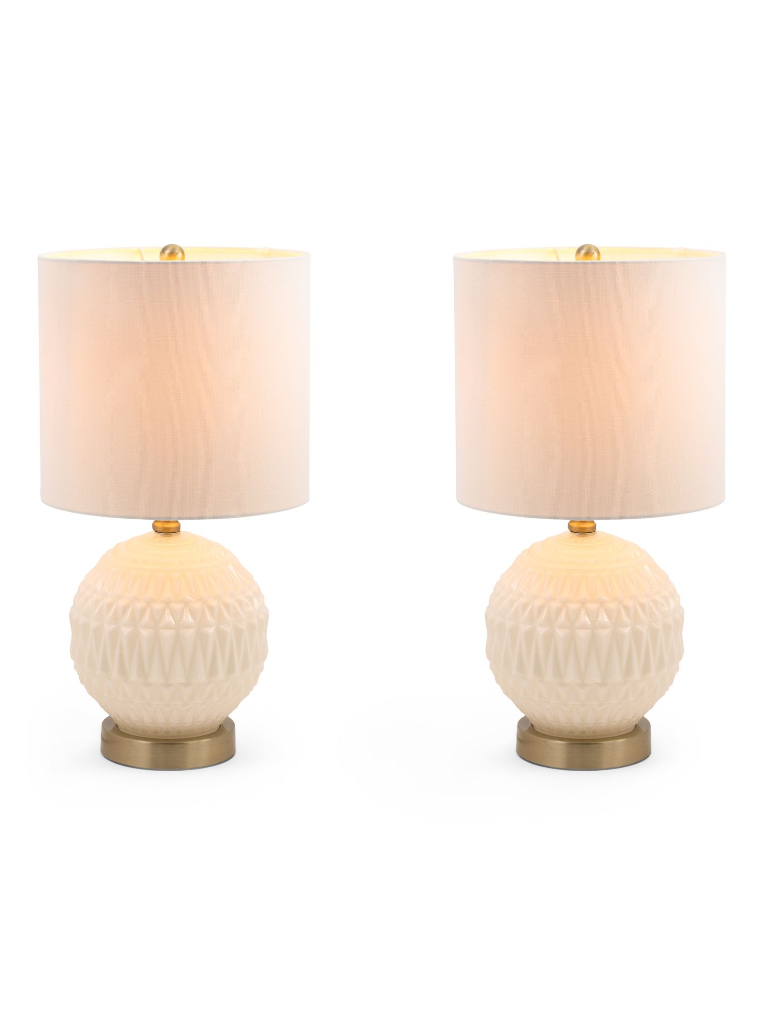 Set Of 2 Luster Lamps | TJ Maxx