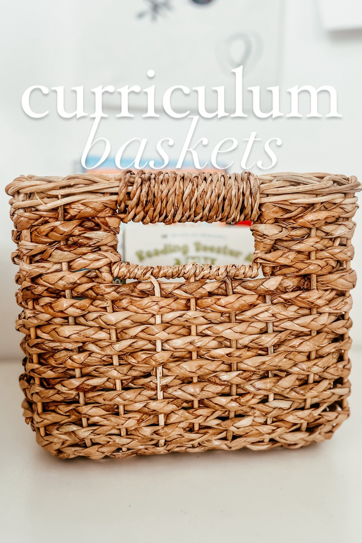 Baskets I use to hold curriculum and early readers! 

#LTKFamily #LTKBacktoSchool #LTKKids