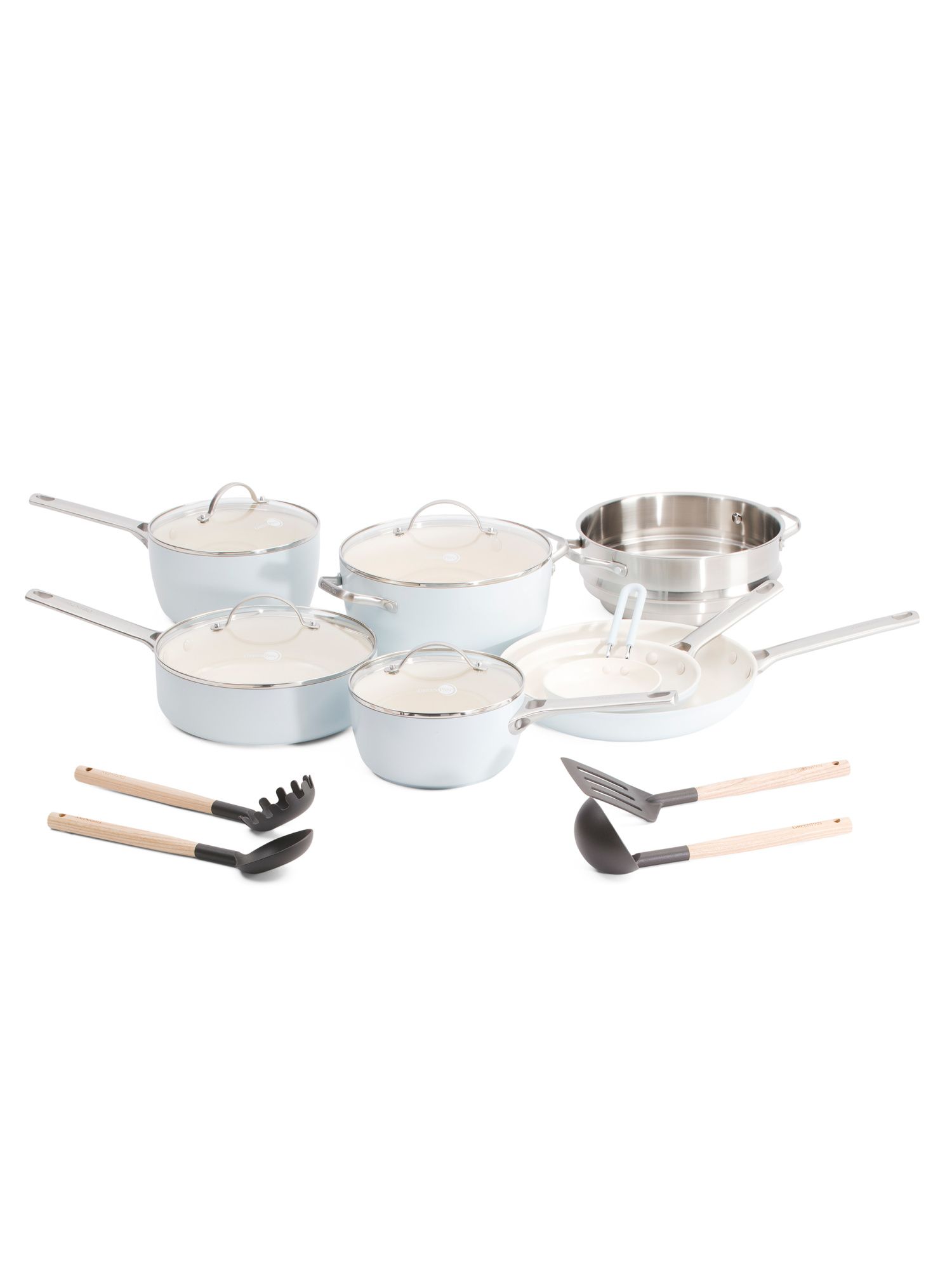 17pc Healthy Ceramic Reserve Collection Cookware Set | TJ Maxx