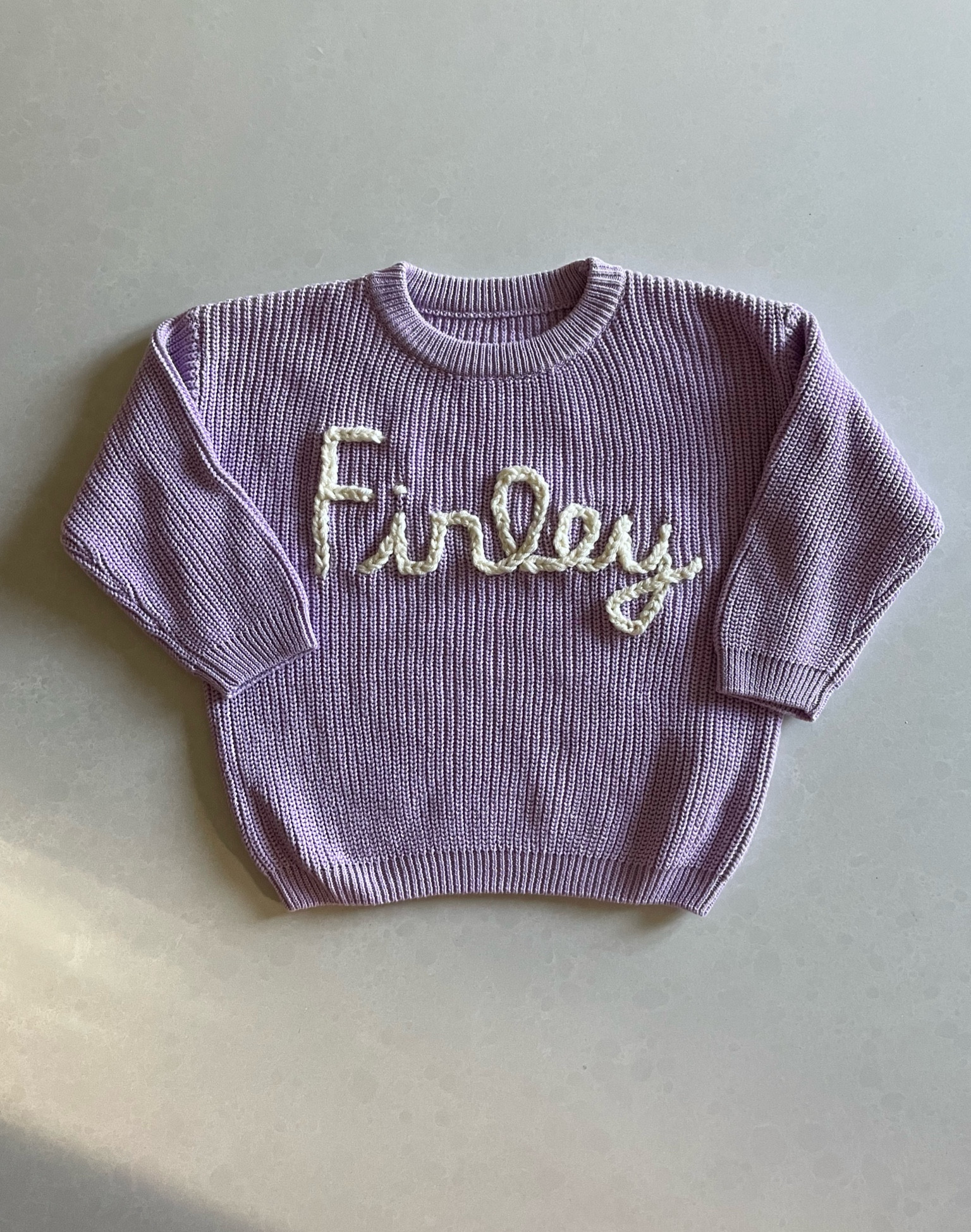 Sweater (perfect to embroider names on)
