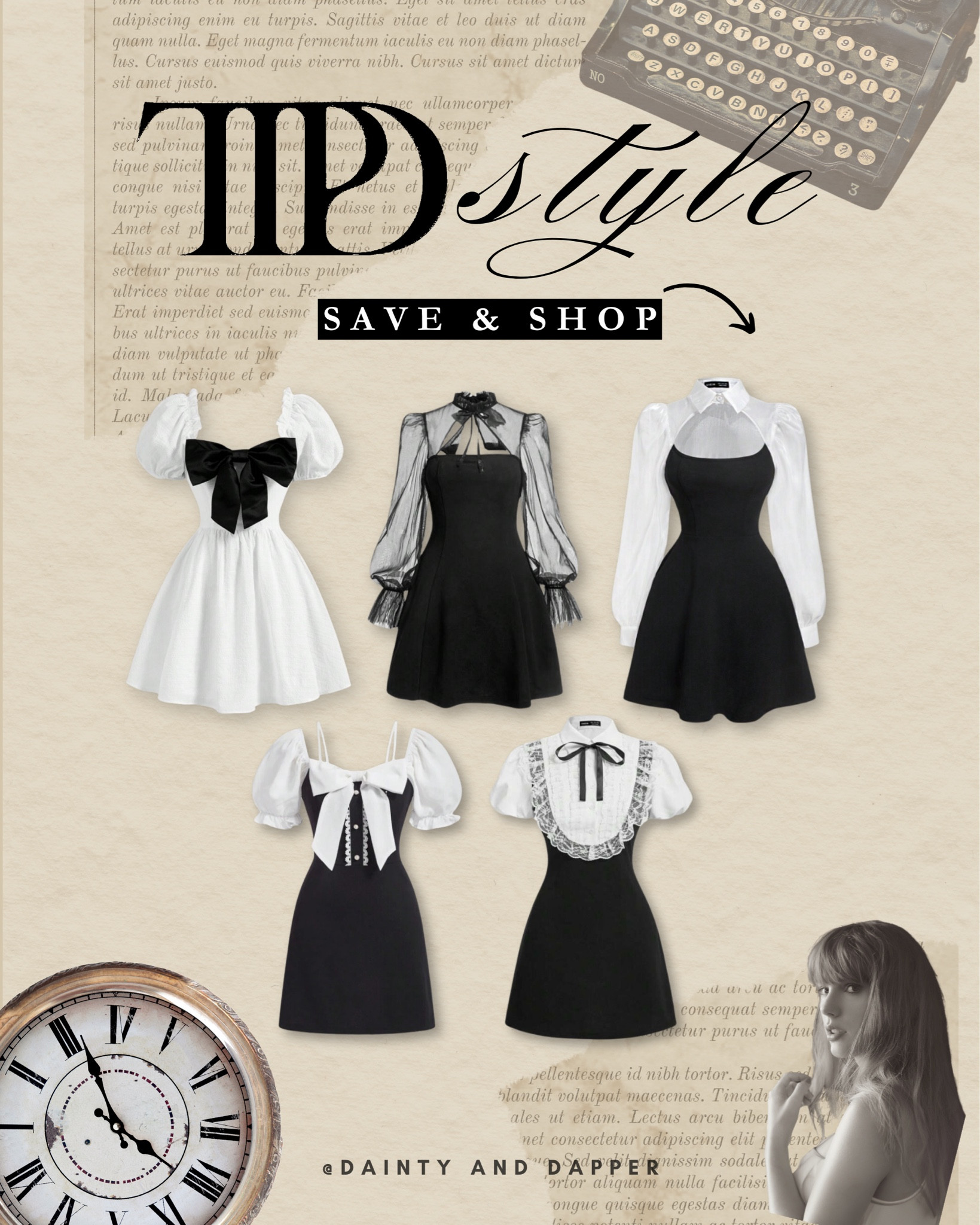 The tortured poets department style dresses that give off TTPD vibes 🖤🤍

#LTKStyleTip #LTKFindsUnder50 #LTKU