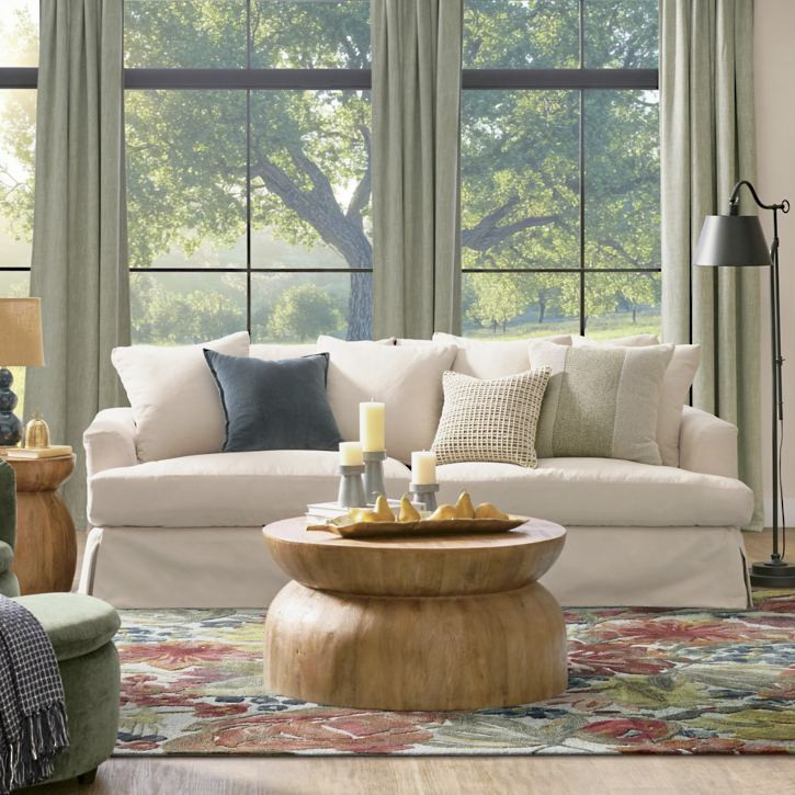 Ava Slipcovered Sofa | Grandin Road