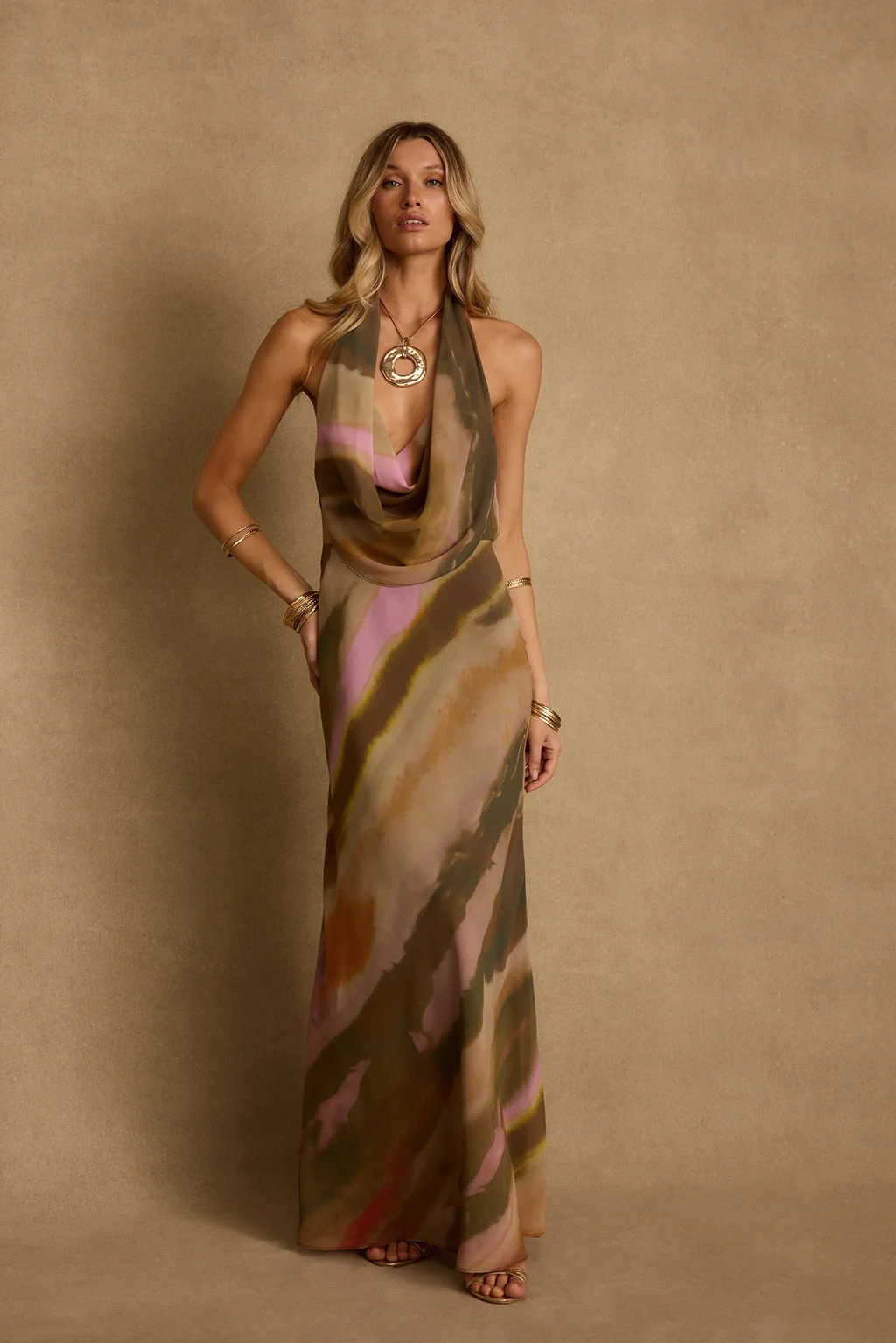 Windansea Abstract Maxi Dress | 12th Tribe