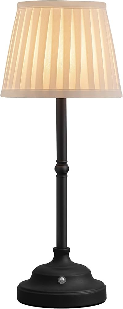 KDG Portables Cordless Table Lamp, Fabric Shade Desk Lamp, 5000mAh Rechargeable Battery Powered L... | Amazon (US)