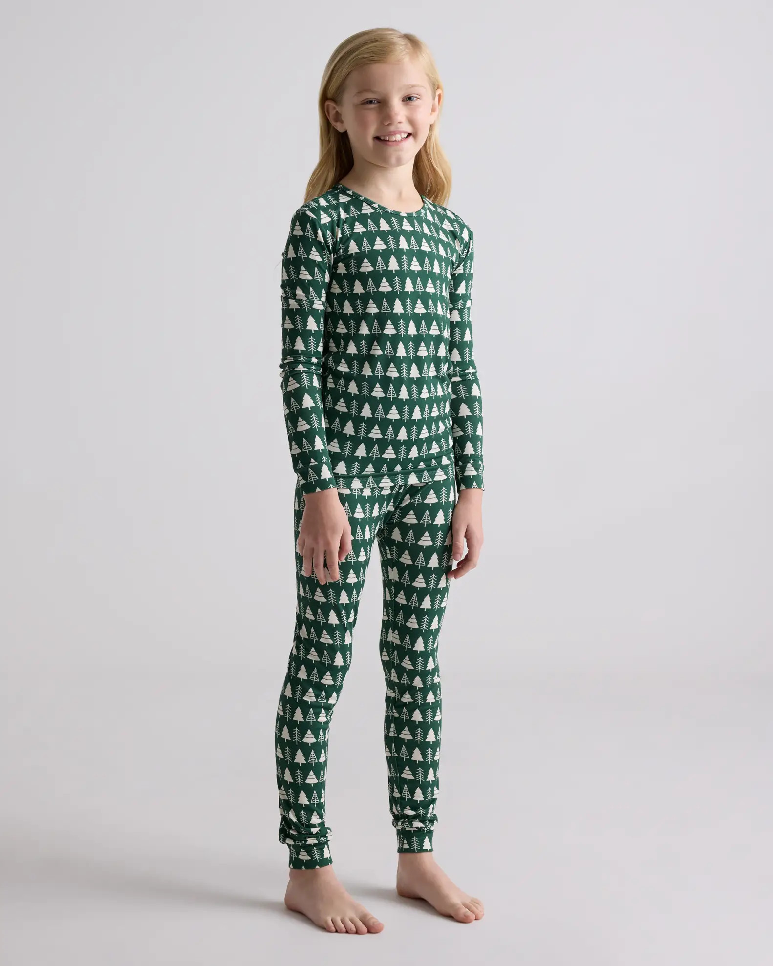Bamboo Long Sleeve Pant Pajama Set - Kid Gender Neutral | Quince