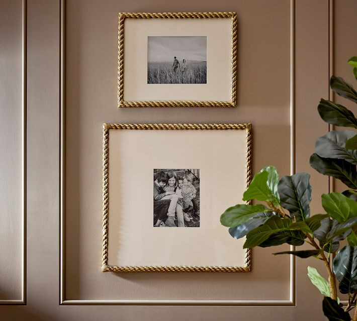 Antique Brass Rope Gallery Frame | Pottery Barn (US)