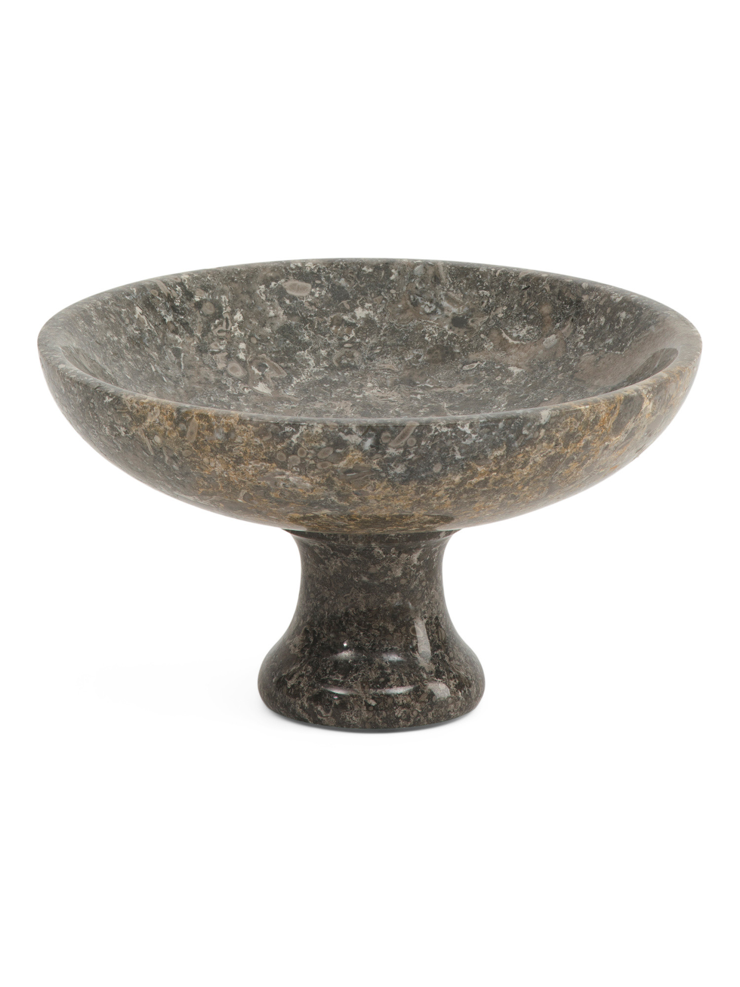7x4 Solid Marble Pedestal Bowl | TJ Maxx