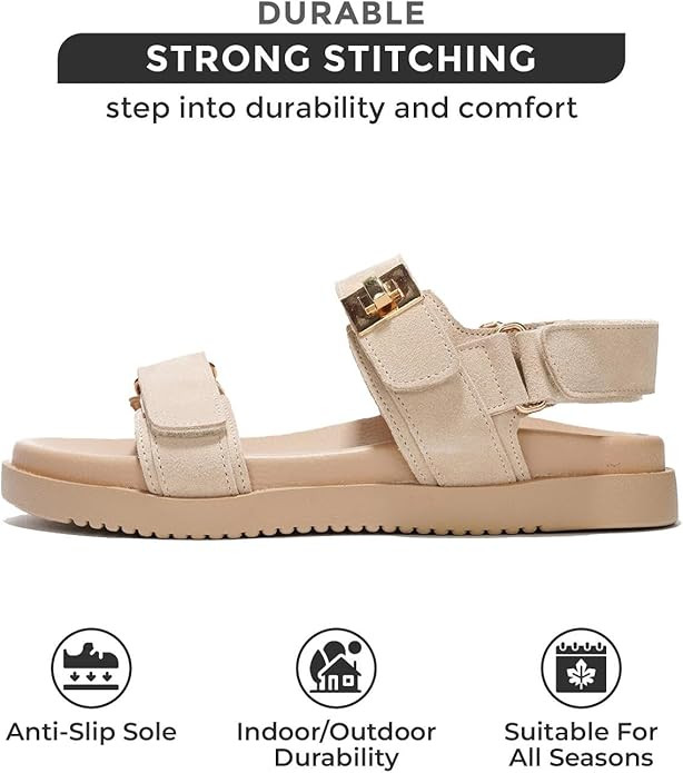Project Cloud Genuine Leather Platform Sandals Women Footwear - Comfortable and Adjustable Summer... | Amazon (US)