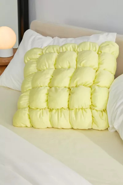 Silky Marshmallow Puff Throw Pillow | Urban Outfitters (US and RoW)