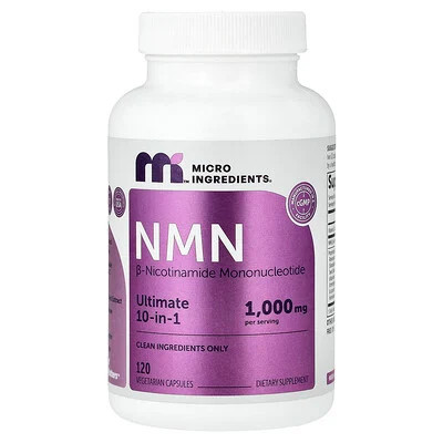 Micro Ingredients, NMN, 120 Vegetarian Capsules | iHerb