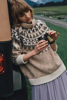 Pilcro Ribbed Turtleneck Sweater | Anthropologie (US)