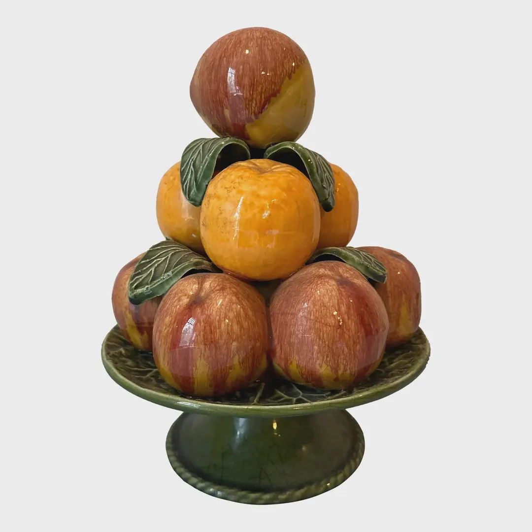Vintage Jay Willfred Andrea by Sadek Majolica Fruit Topiary | Ceramic Centerpiece | Mid-century P... | Etsy (Global)