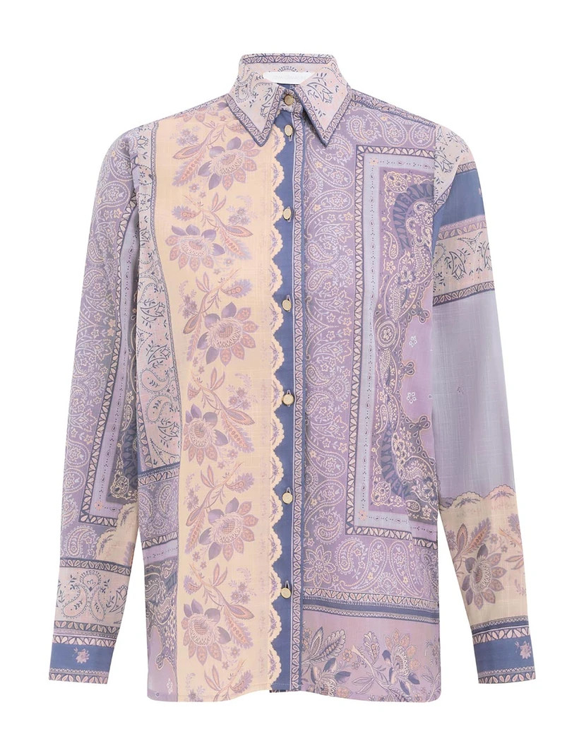 Lucky Relaxed Shirt            
        
            

    
    
    











    
        

 ... | ZIMMERMANN (US, CA, EU, MENA)